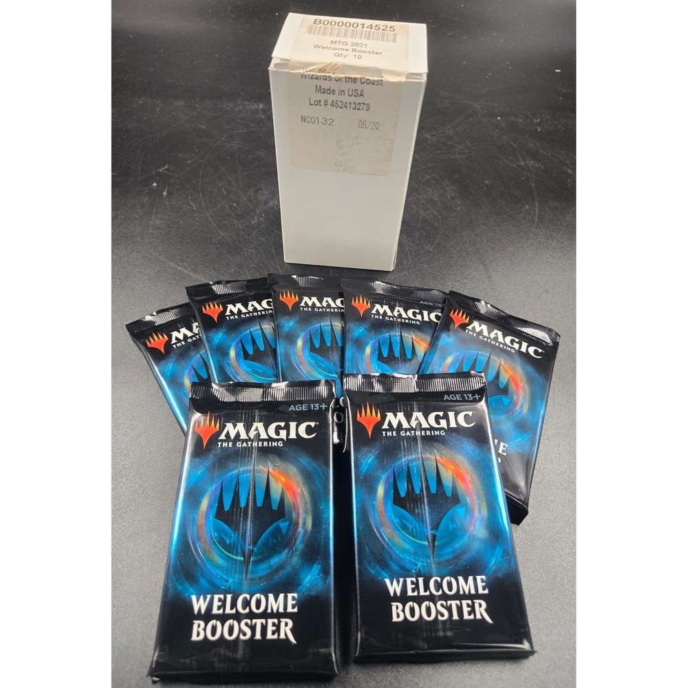 Magic The Gathering MTG 2021 Welcome Booster 7 Pack Lot Wizards of the Coast